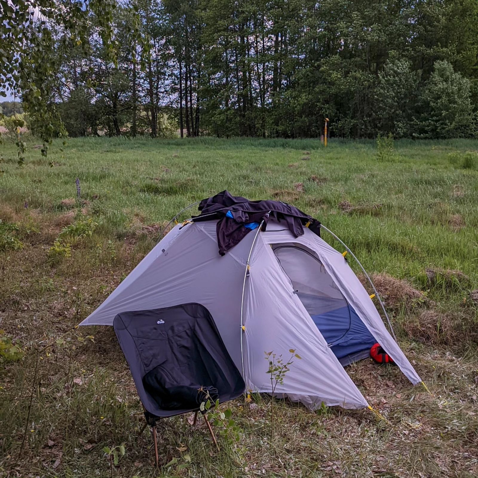 Палатка Б/У Naturehike 15D Cloud Up 2 wing