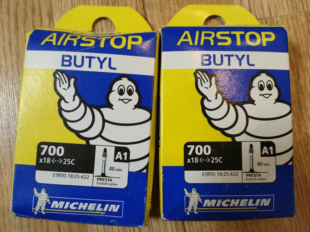 Велокамеры 28' Michelin Airstop Butil 700 18-25/622 presta 40mm