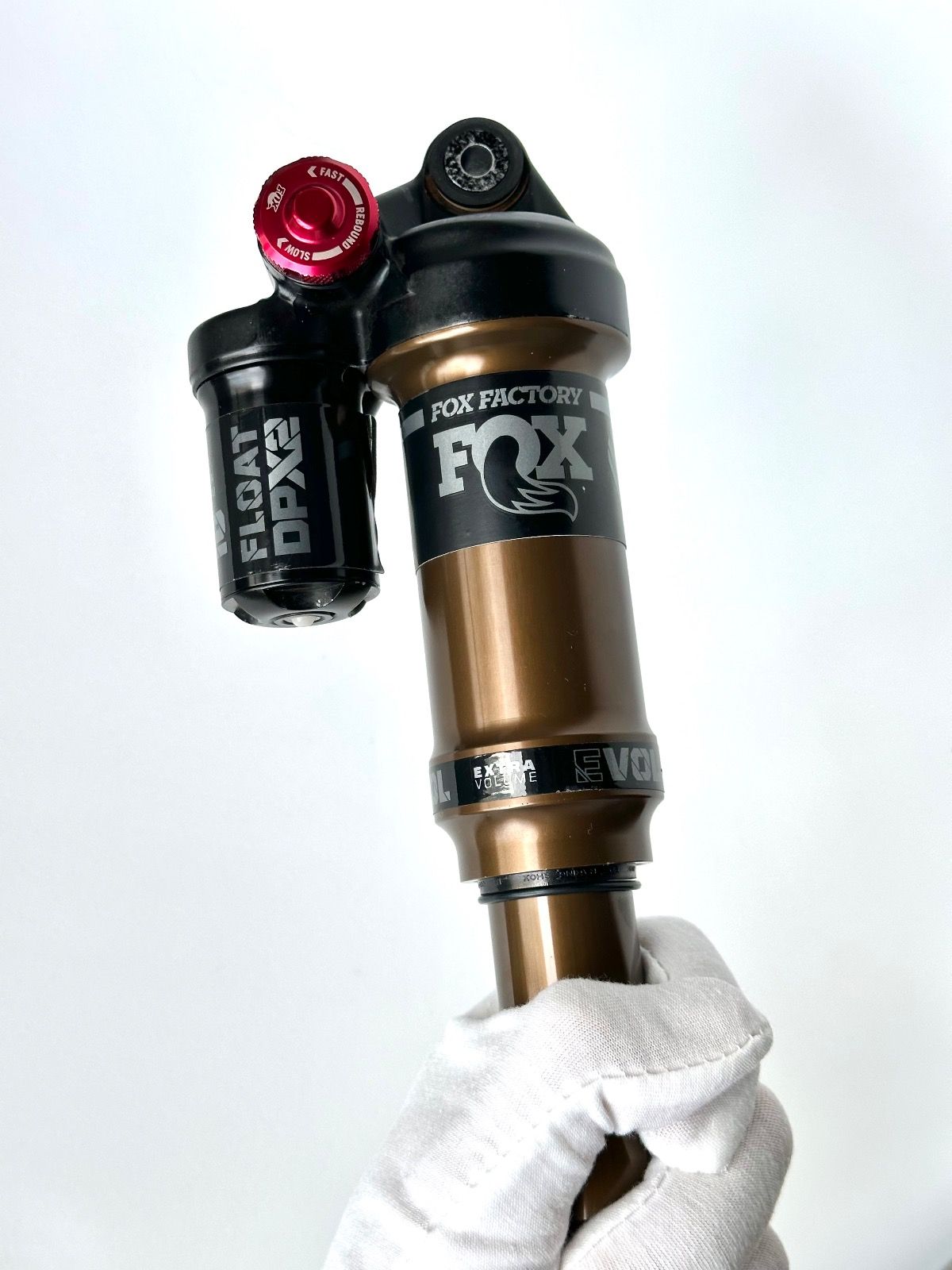 Задний амортизатор Fox Factory Float DPX2 (топ-уровень, kashima)