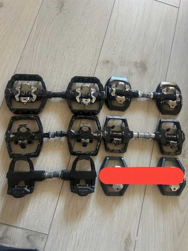Педали мтб shimano, контактные и др.