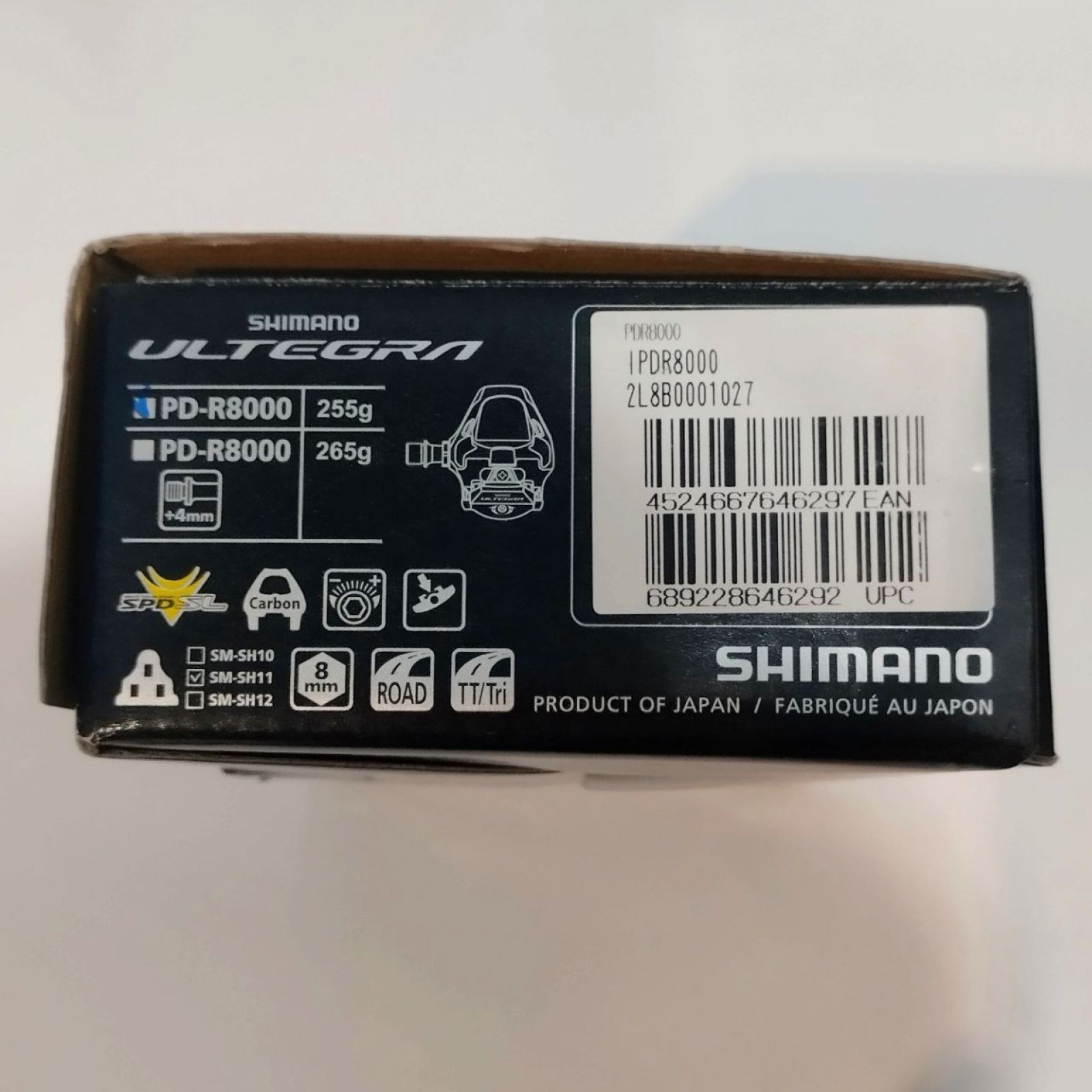 Новые шоссейные педали Shimano Ultegra Carbon PD-R8000