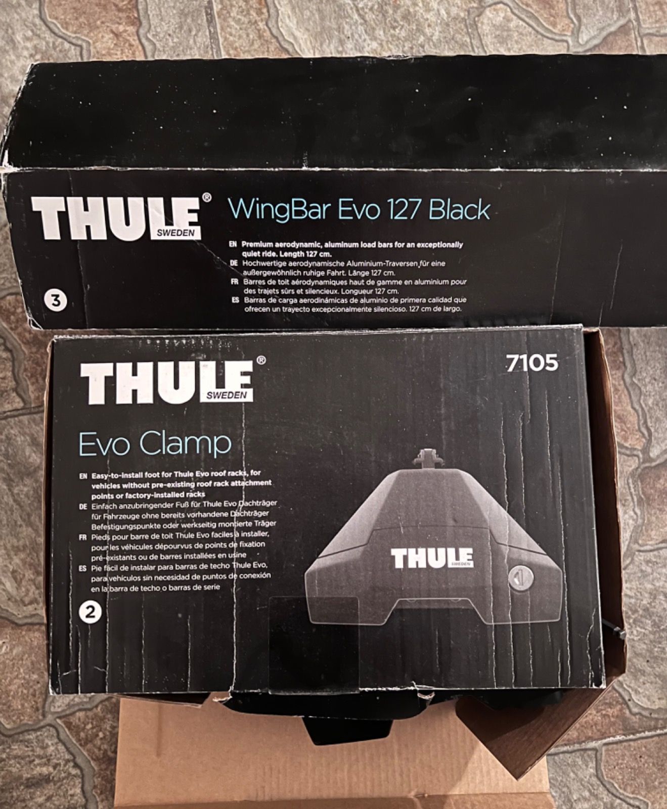 Thule WingBar Evo Багажник для крыши черный
