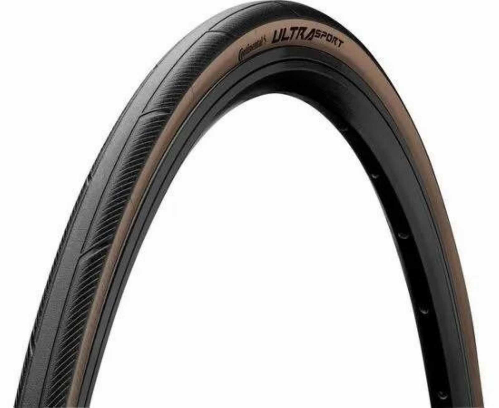 Велосипедная покрышка 700x28C (28-622) Continental Ultra Sport III, складная, 3/180TPI (черно-коричневая)