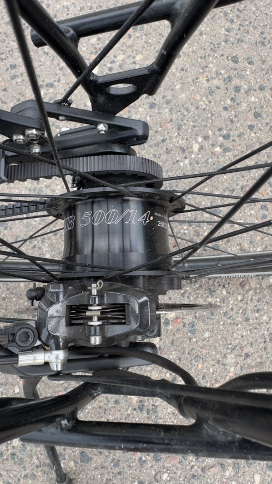 Gudereit SX-R 4.0 rohloff, ремень