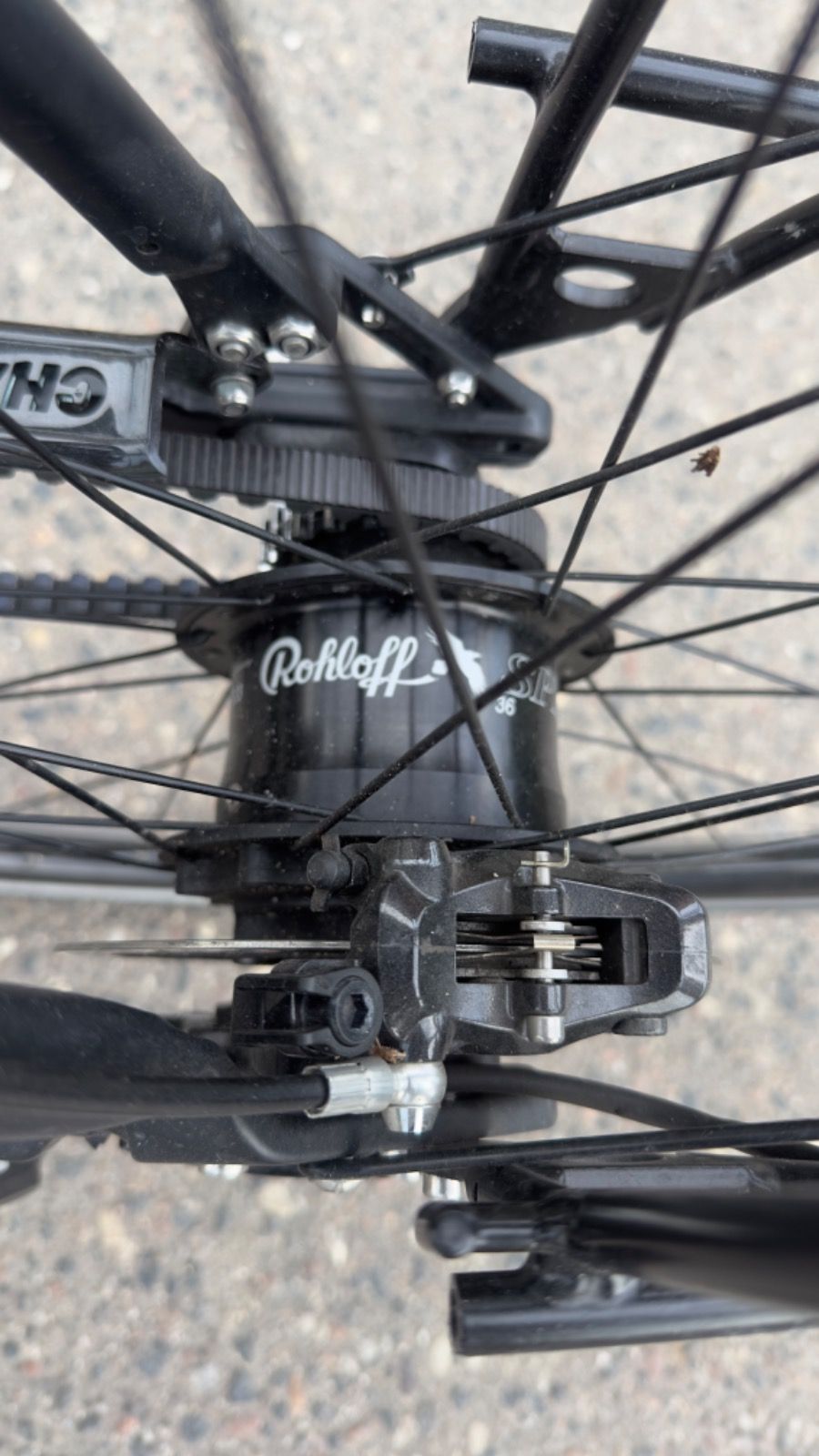 Gudereit SX-R 4.0 rohloff, ремень