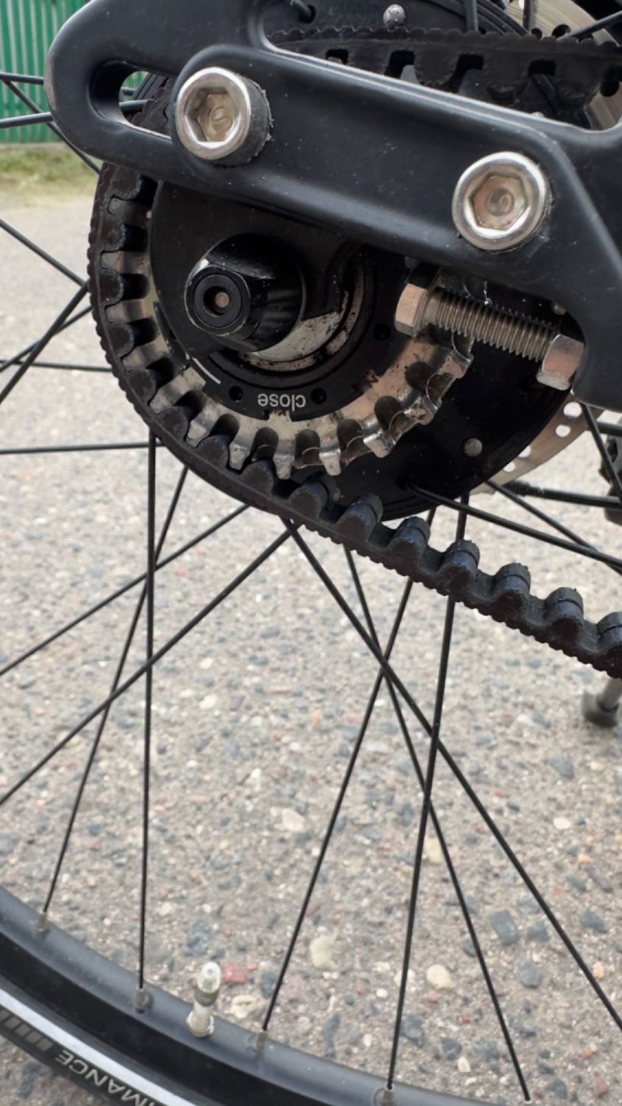 Gudereit SX-R 4.0 rohloff, ремень