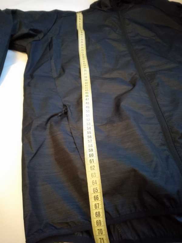 Компактный дождевик Decathlon jacket run rain black