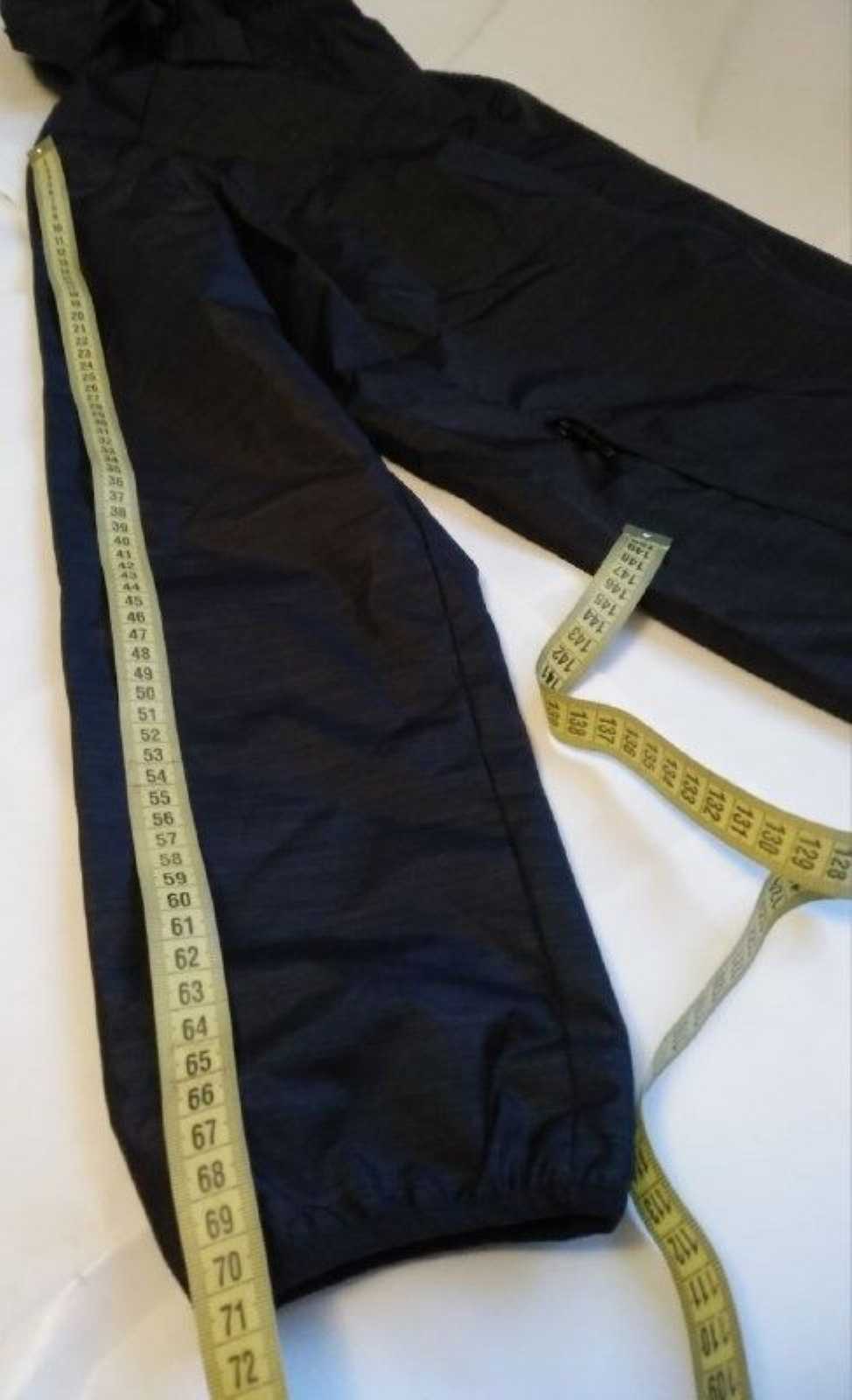 Компактный дождевик Decathlon jacket run rain black