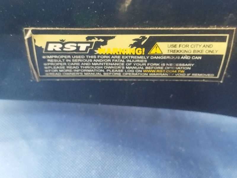 Вилка 28-29 RST Single-Shock