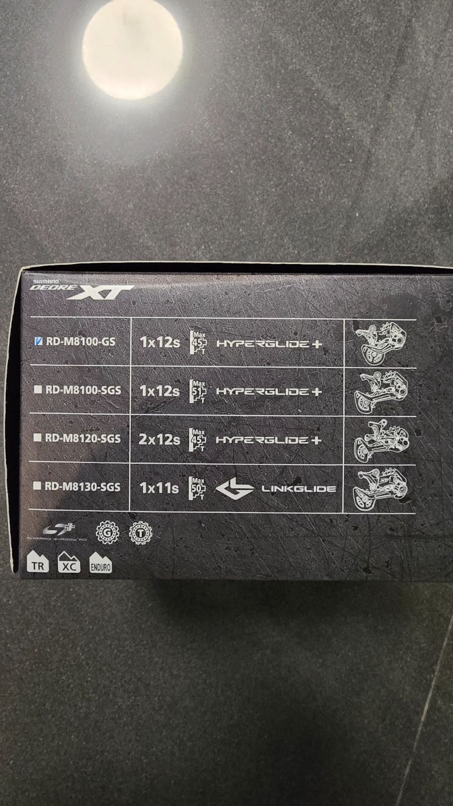 Задний переключатель Shimano Deore XT RD-M8100 12-скоростей