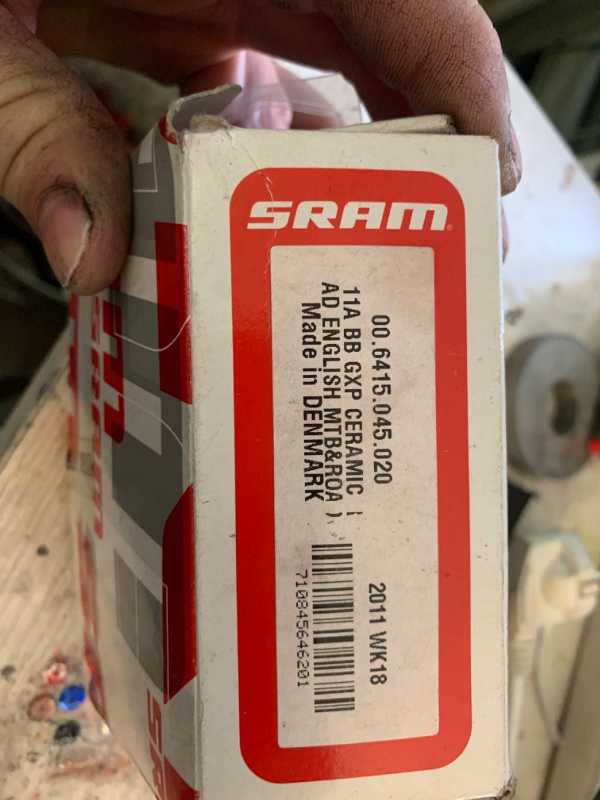 новую Каретку Sram AM BB GXP ceramic road english MTB&Road