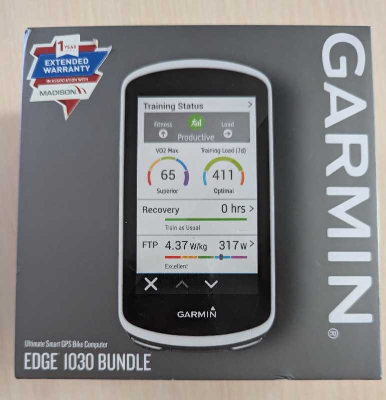 Велокомпьютер Garmin 1030 Bundle (без дат. пульса)