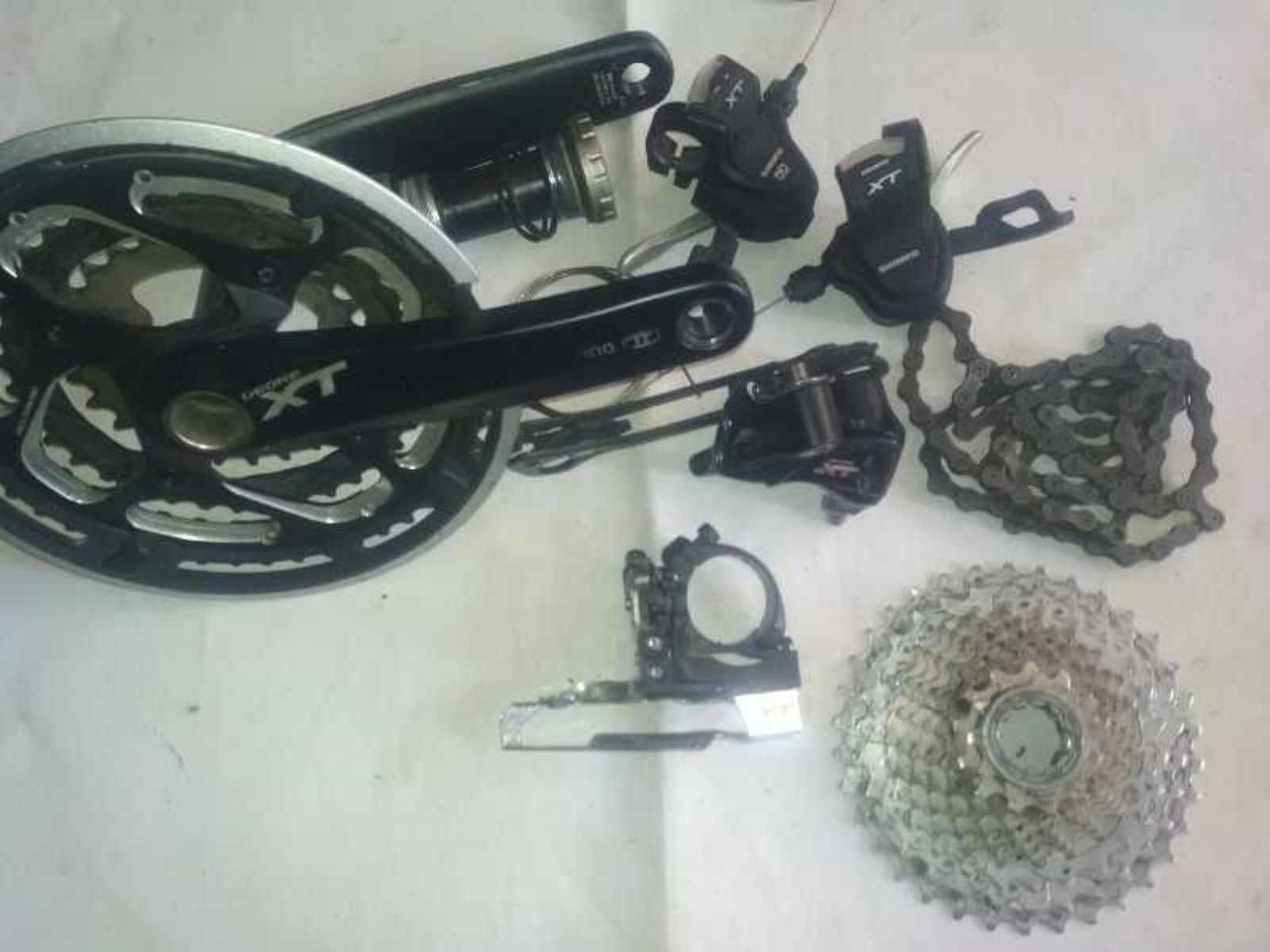 Комплект Shimano XT 3/10 бу -