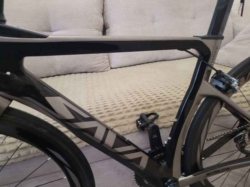 Карбоновый шоссейный велосипед  SAVA X-THREE Shadow 3.0, ULTEGRA 8000.