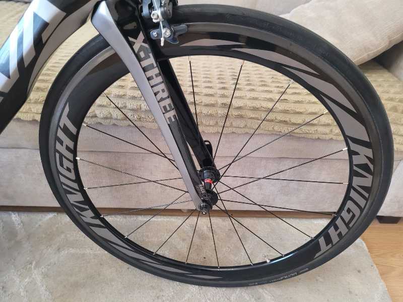 Карбоновый шоссейный велосипед  SAVA X-THREE Shadow 3.0, ULTEGRA 8000.
