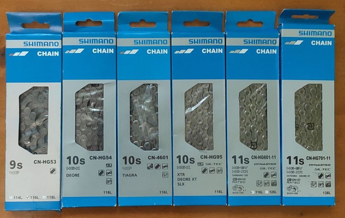 Цепи shimano 9-11ск ОРИГИНАЛ