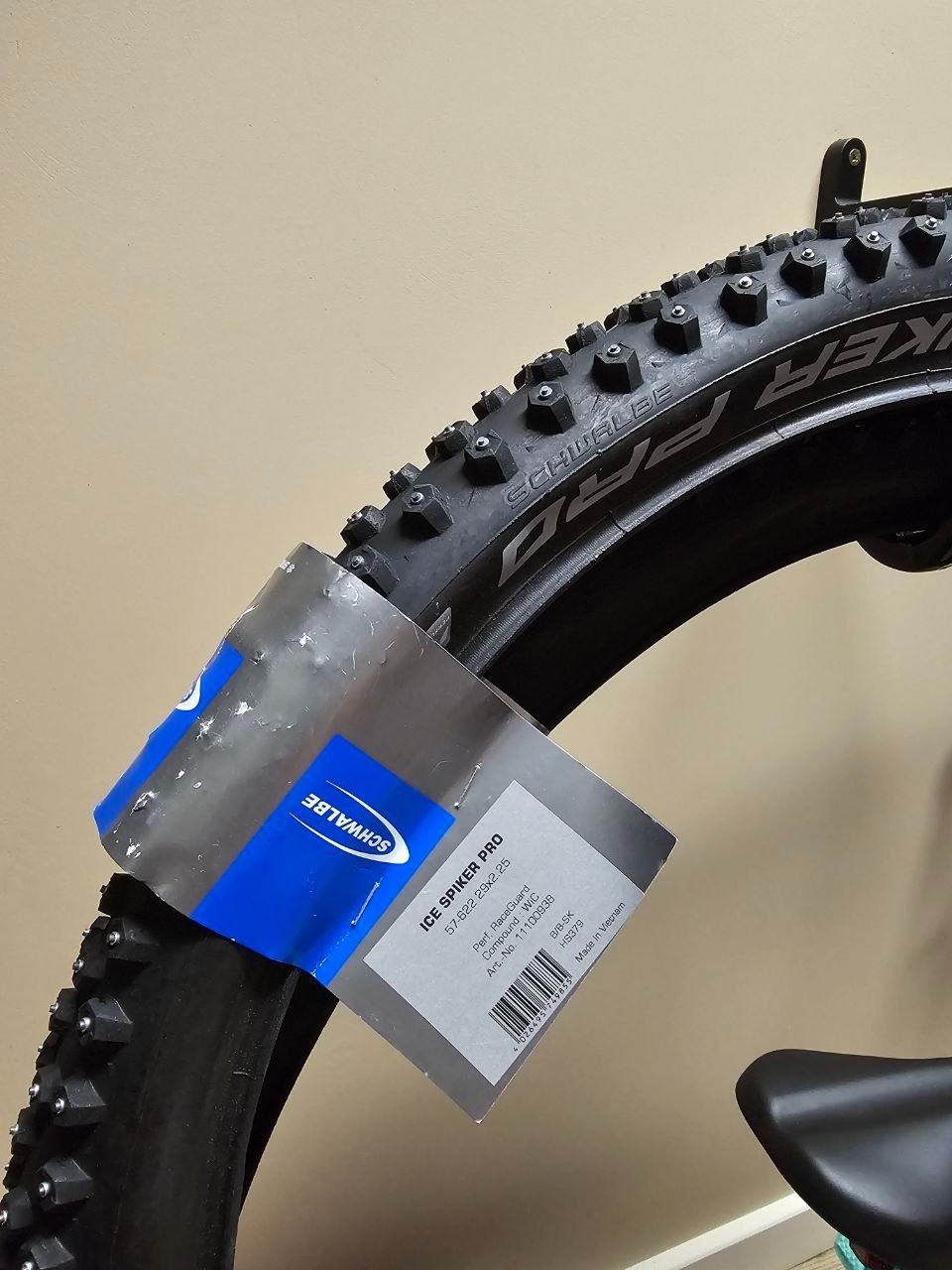 Новая Schwalbe Ice Spiker Pro 29x2.25 (шипованная)