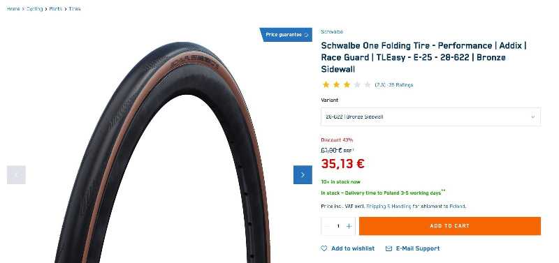 Schwalbe One TLEasy 28mm