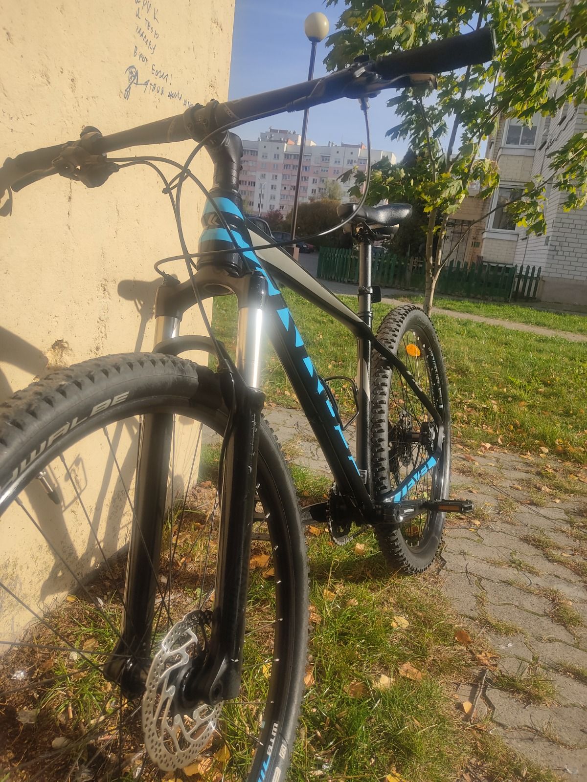 Велосипед KROSS на осях,Deore,ROCKSHOX