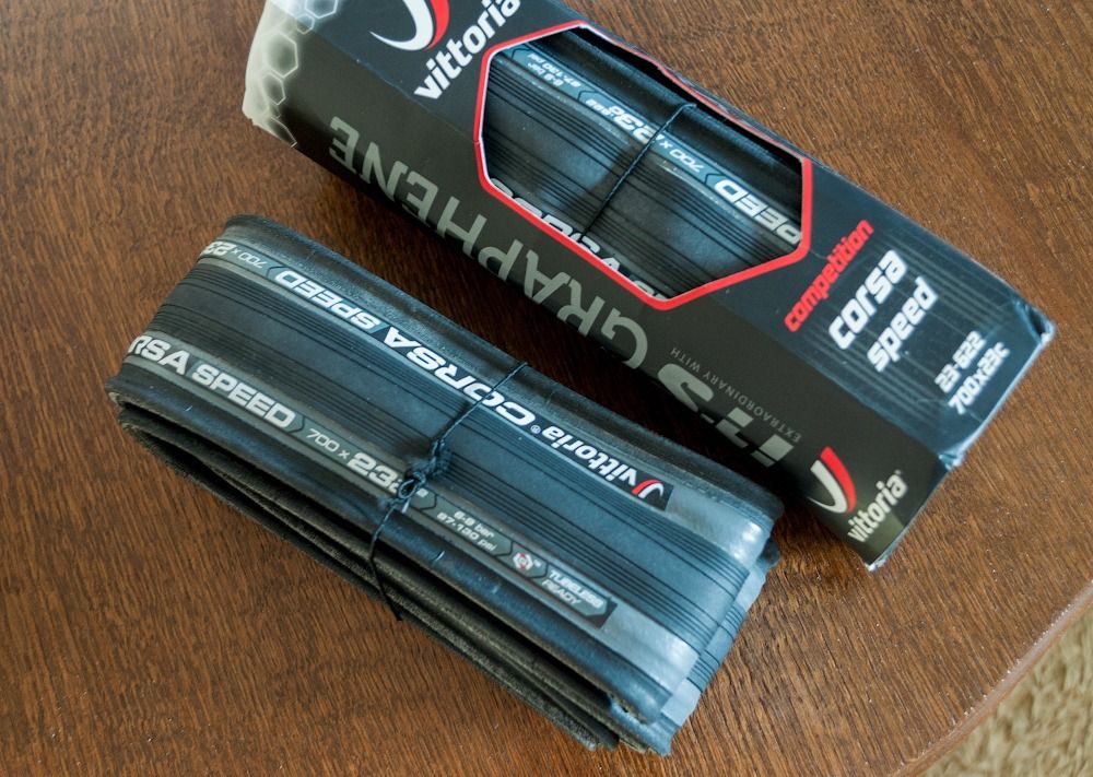 Покрышки Vittoria Corsa Speed, Tubeless ready, бескамерная 700x23