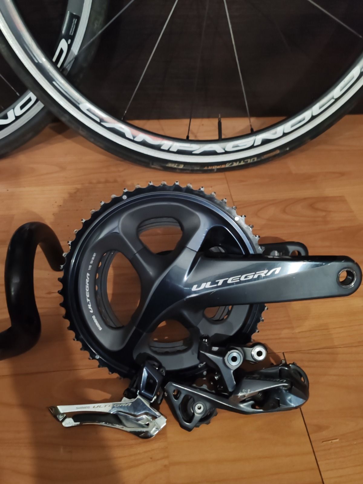 задний переключатель, передний переключатель Shimano r8000