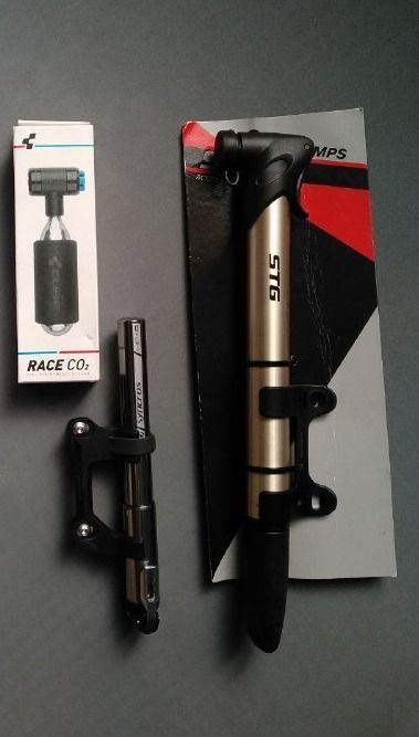 Насосы Cube ACID Race CO2, Syncros Mini Pump HP 1.0, STG