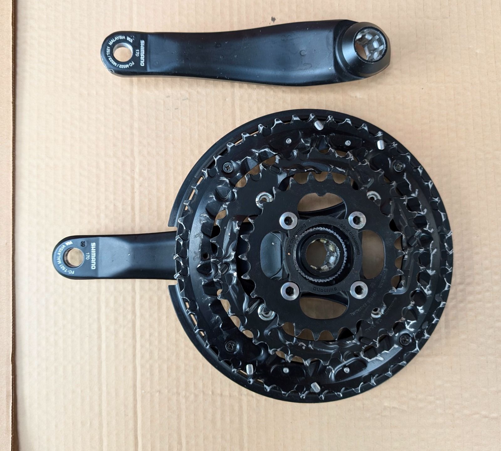 Шатуны Shimano FC-T521 Deore