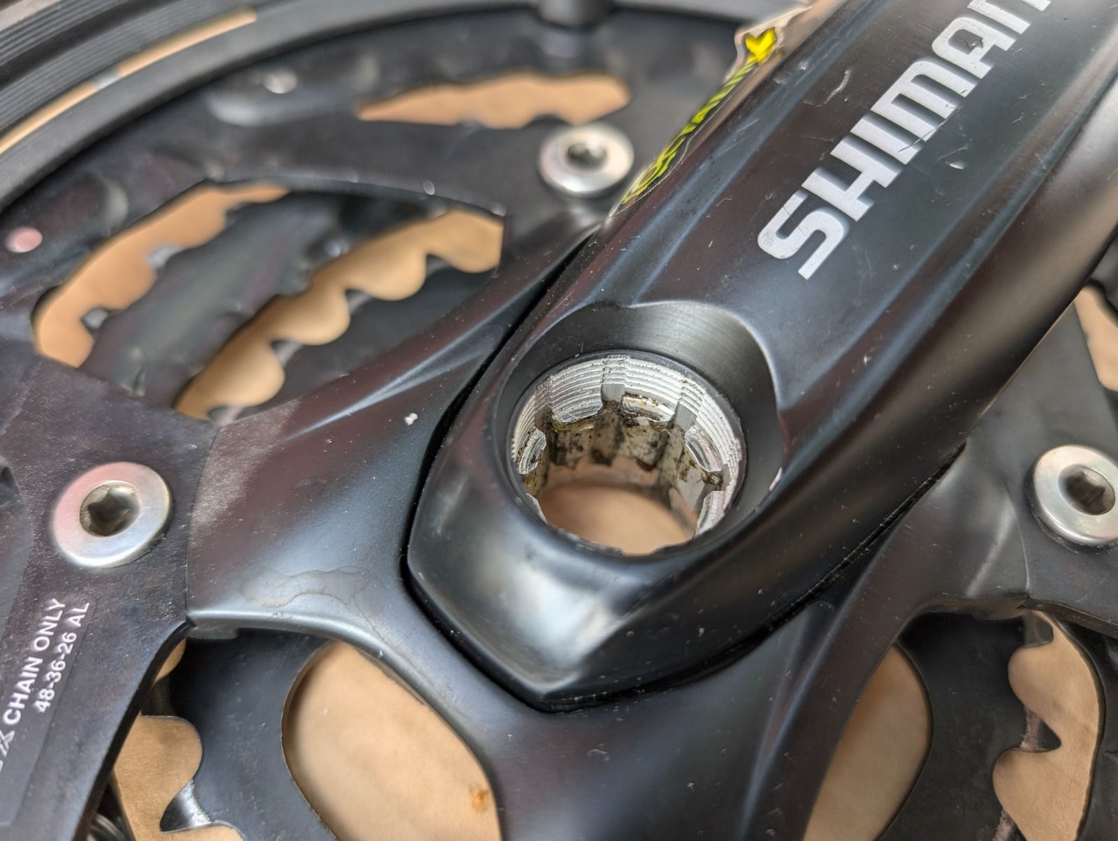 Шатуны Shimano FC-T521 Deore