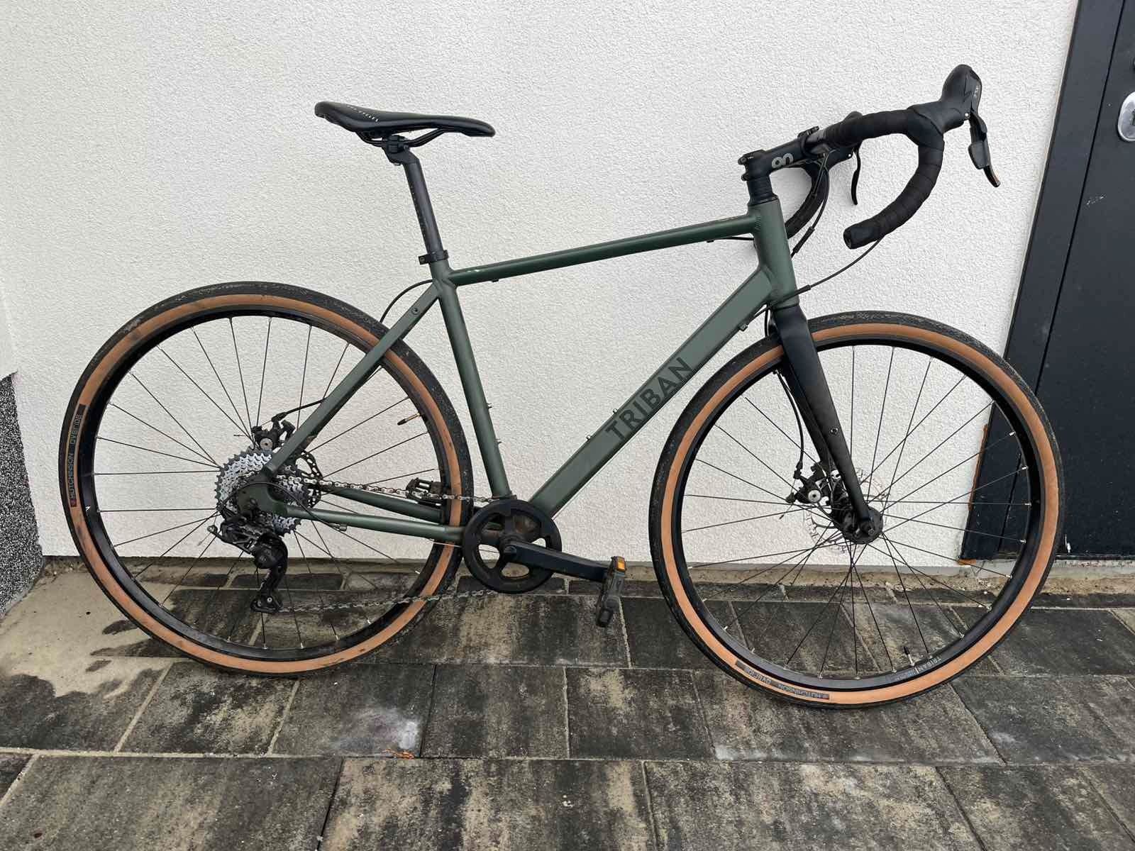 велосипед гравийный triban grvl 120 gravel