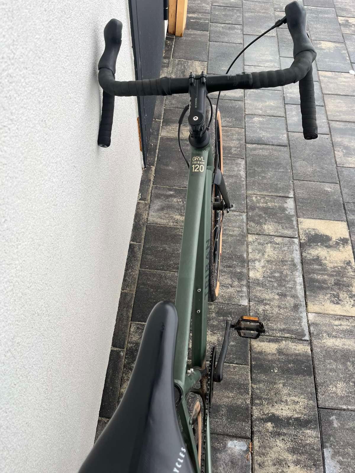 велосипед гравийный triban grvl 120 gravel