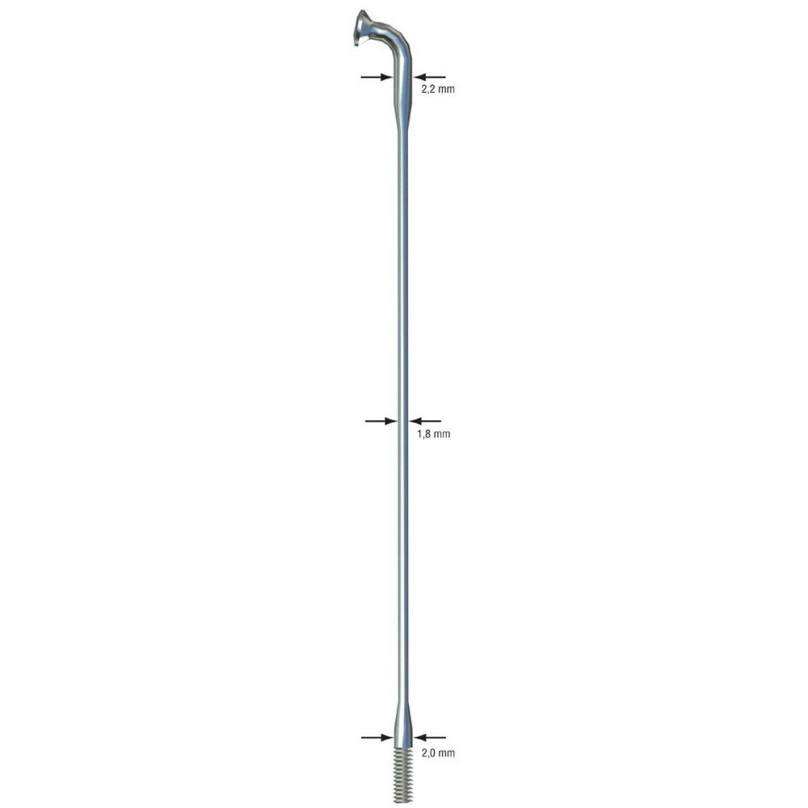 Спицы Sapim Force 284 мм 36 шт. (2,2-1,8-2,0 мм)