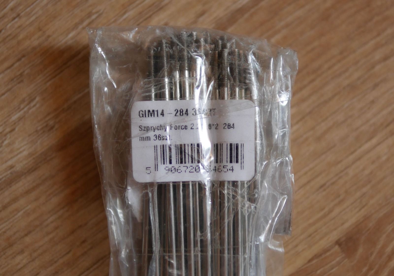 Спицы Sapim Force 284 мм 36 шт. (2,2-1,8-2,0 мм)