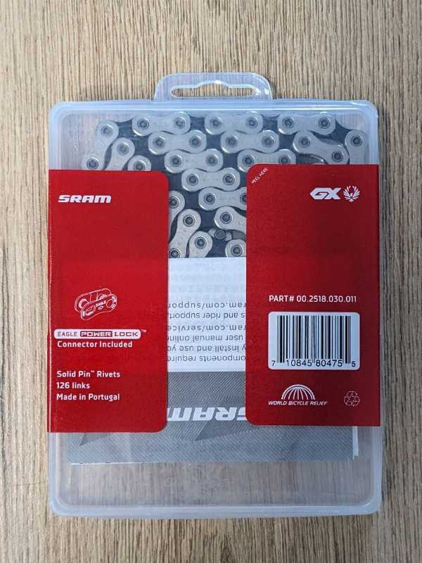 Новая цепь SRAM GX Eagle, 12ск, 126зв