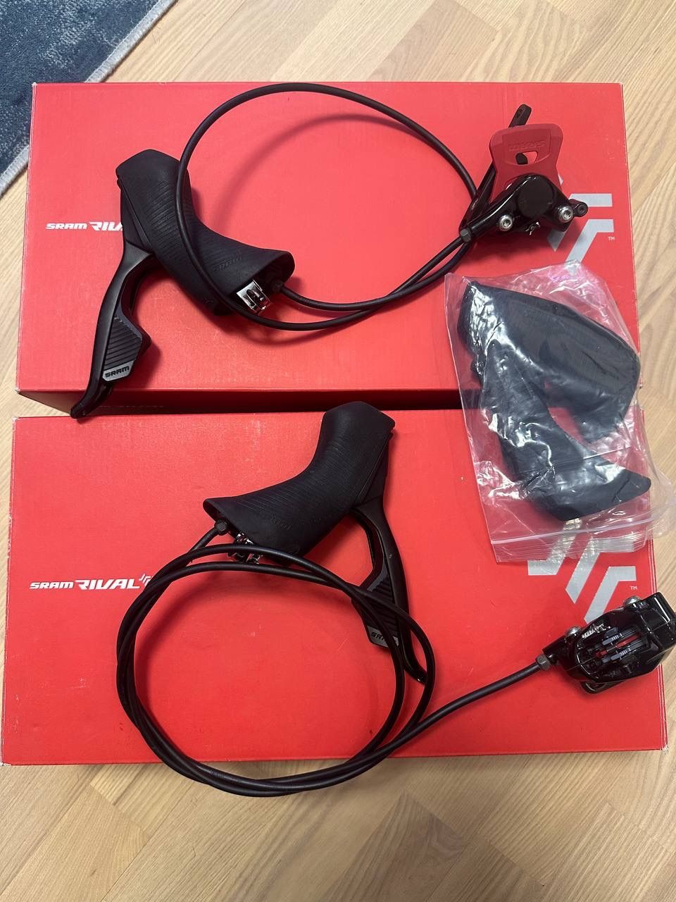 Дуалы + калиперы Sram Rival AXS (левый + правый)