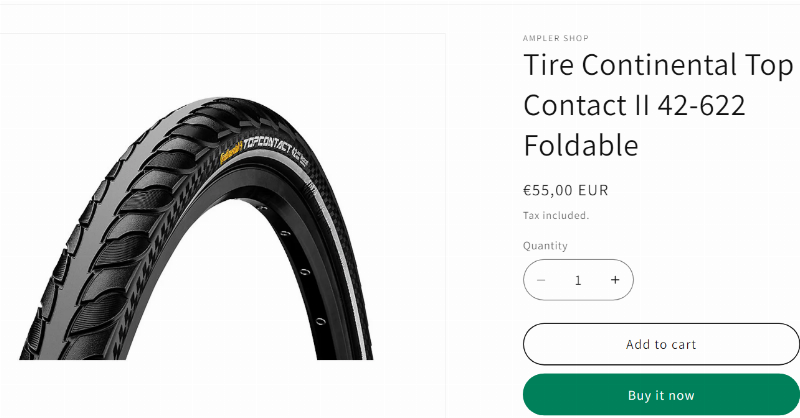 Вело покрышка Continental Top Contact II 42-622