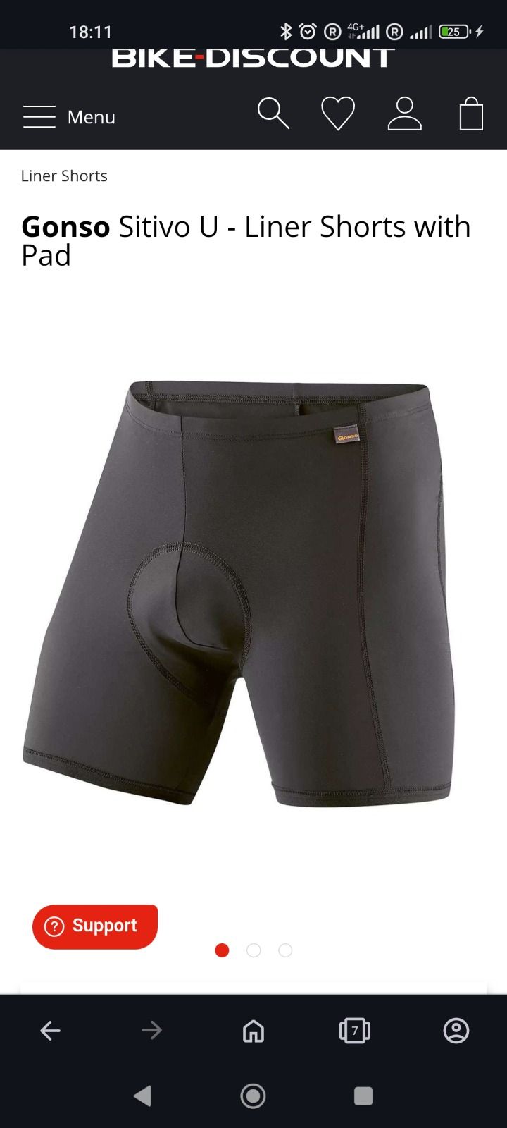 Gonso Sitivo U - Liner Shorts with