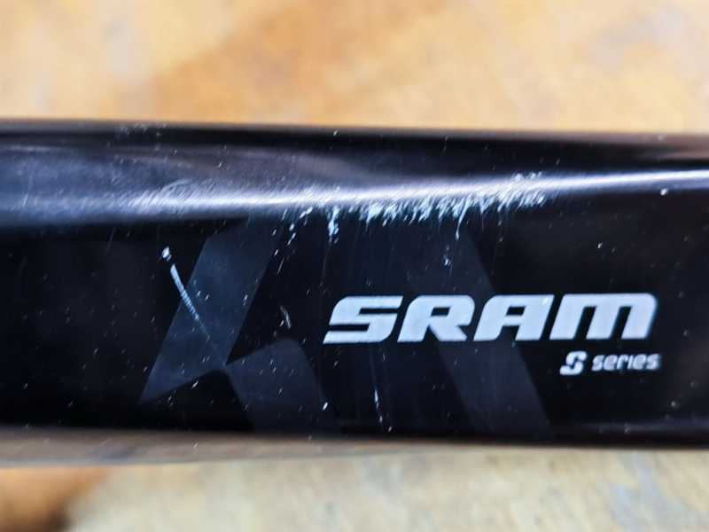 Шатуны Sram 110 BCD 5 лап 24 мм вал, состояние на фото