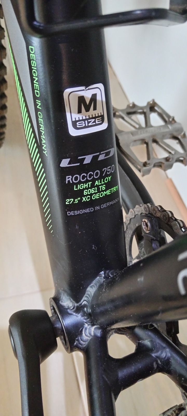 Велосипед кастом на раме ltd rocco 750