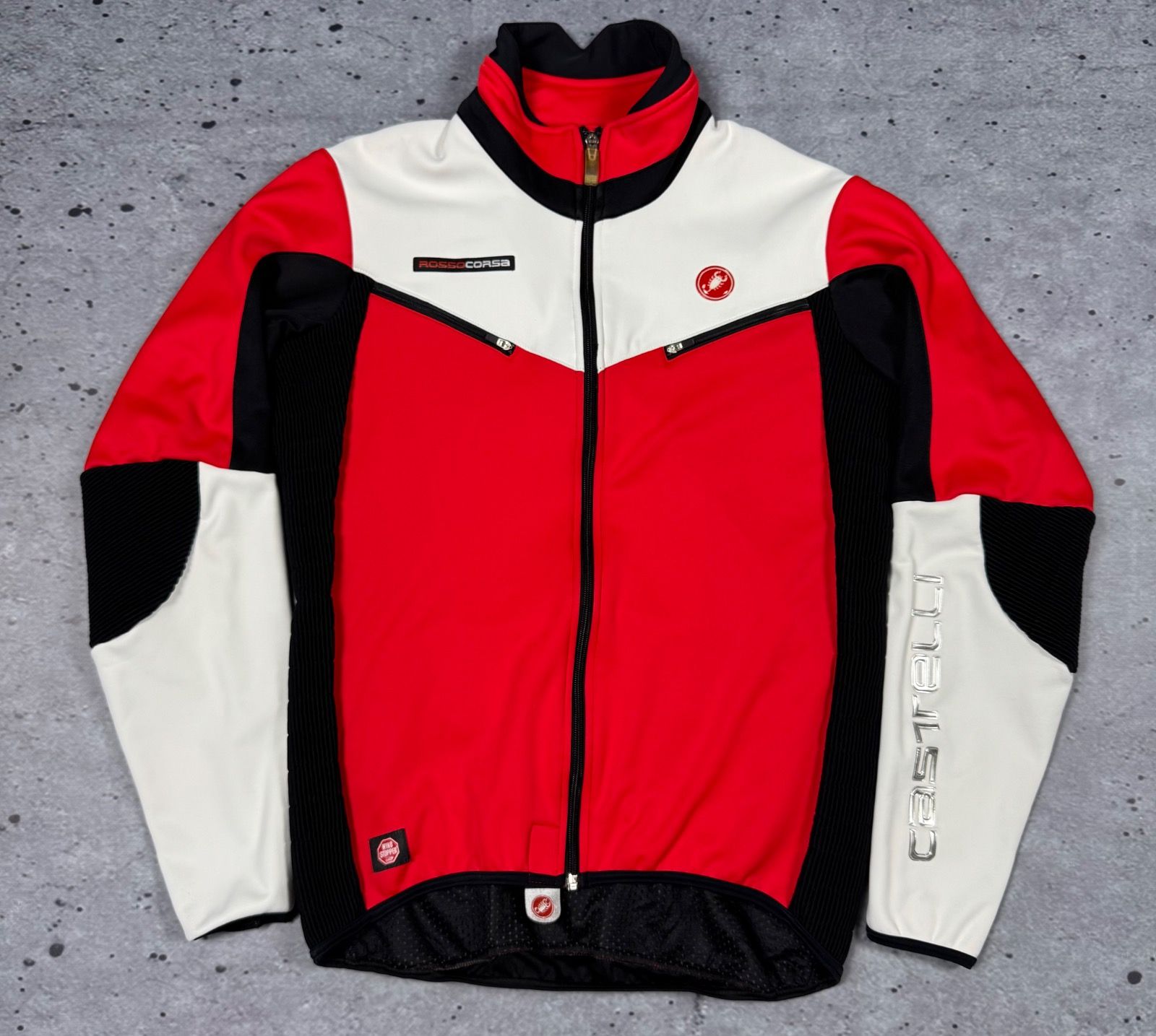 Велокуртка Castelli Windstopper Rossocorsa ориг