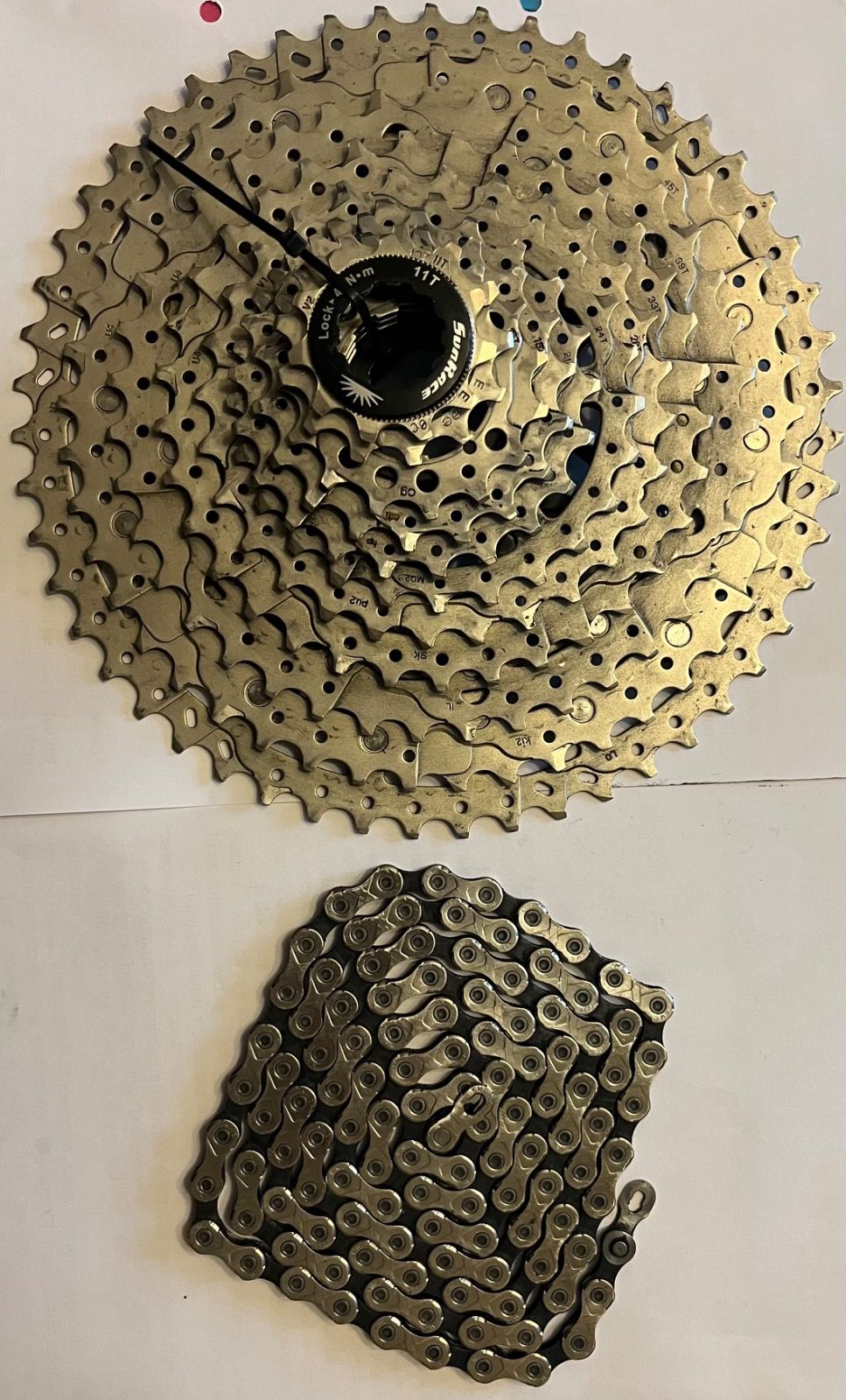 Кассета Sun Race 11-51t., цепь KMC X11.