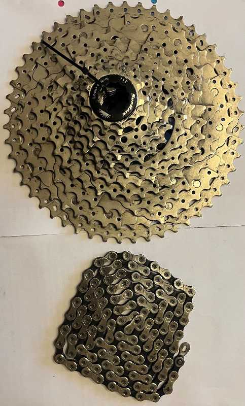 Кассета Sun Race 11-51t., цепь KMC X11.