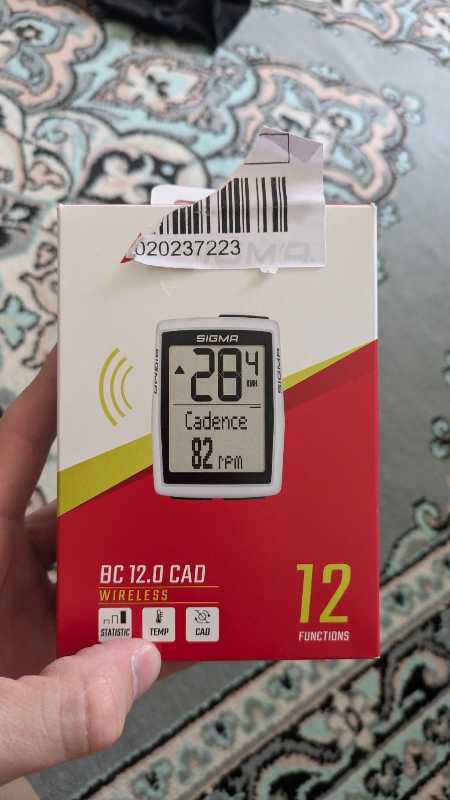 Велокомпьютер SIGMA BC 12.0 беспроводной с  каденсам