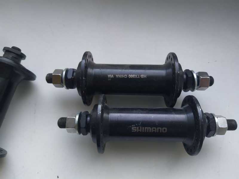 Передние втулки для велосипеда shimano и WANG ZHENG