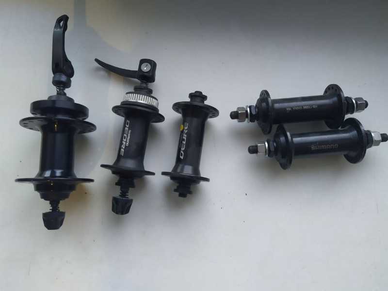 Передние втулки для велосипеда shimano и WANG ZHENG