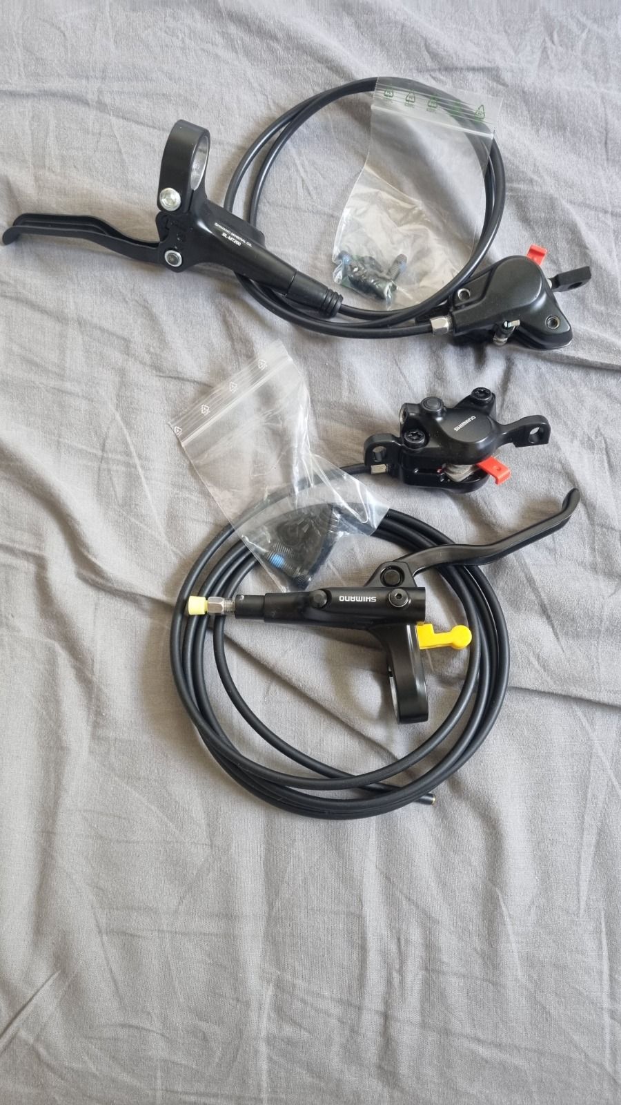 Комплект дисковых тормозов Shimano BL-MT200/BR-MT200