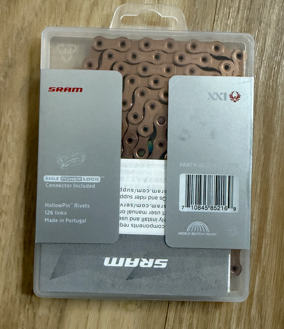 Цепь SRAM XX1 COPPER 126зв