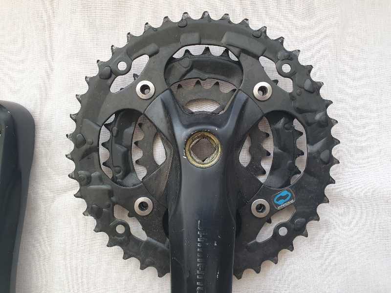 Шатуны shimano со звёздами