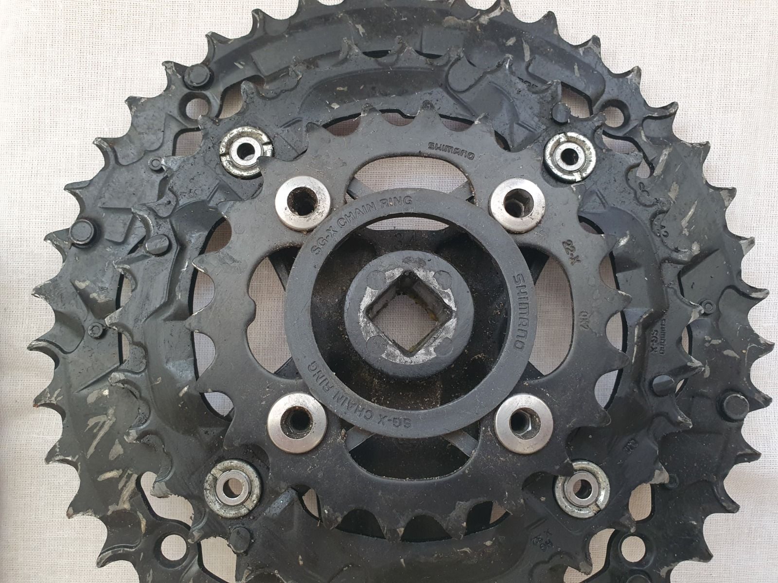 Шатуны shimano со звёздами