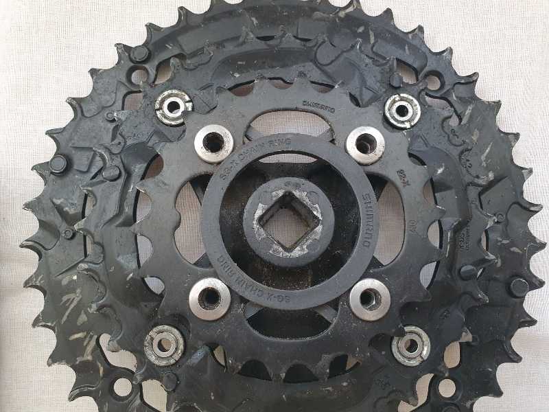 Шатуны shimano со звёздами