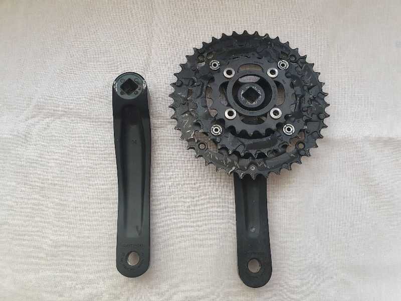 Шатуны shimano со звёздами
